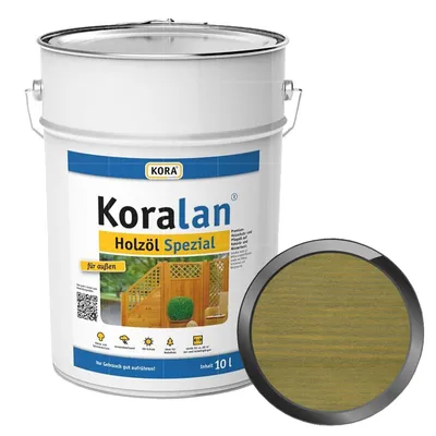 Produktbild von KORA Koralan Holzöl-Spezial 10 Liter Salzgrün