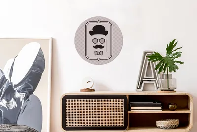 Produktbild von MuchoWow® - Schlafzimmer - Bilder - Der Kreis - Kunst für die Wohnung - Plastik - Kunstdruck - Wandbild
