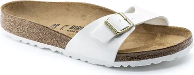 Produktbild von Birkenstock Madrid White Patent - Damen Hausschuhe - 1005310