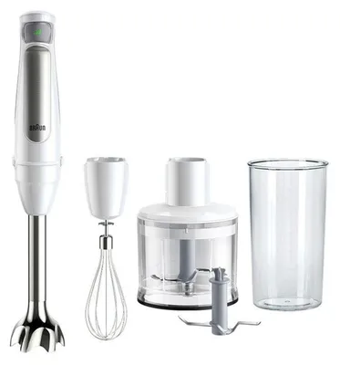 Image de Braun MultiQuick 7 MQ7035IWH 0,6 L Mélangeur par immersion 1000 W Acier inoxydable, Blanc