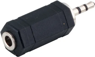 Produktbild von Audio Adapter 2,5mm Stereo Stecker / 3,5mm Stereo Buchse, Good Connections®