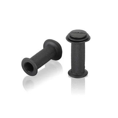Produktbild von XLC GR-G19 Kindergriffe mit Prallschutz, Noppen, 82 mm, Ø 22 mm, schwarz (1 Paar)
