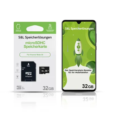 Produktbild von microSD Speicherkarte für Huawei Mate 20 - Speicherkapazität: 32 GB