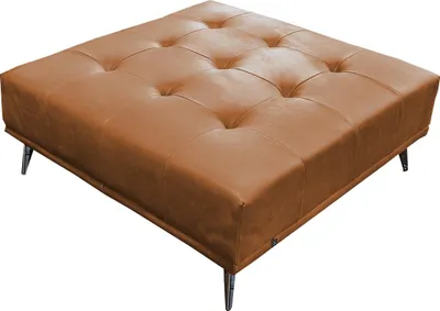 Produktbild von KAWOLA Hocker WIOLO Leder cognac