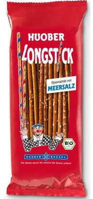 Zdjęcie produktu dla Huober organiczne chrupiące precle z solą morską 125g