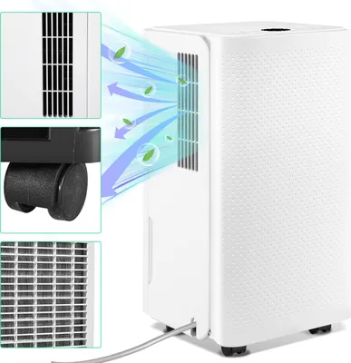 Obrázek produktu pro Jayseuw odvlhčovač vzduchu 16L/den 2L nádrž, odvlhčovač vzduchu 38dB, 24H časovač odvlhčovač, odvlhčovač vzduchu
