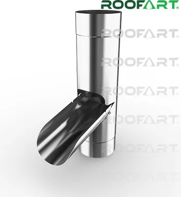 Produktbild von Fallrohrklappe Regenklappe von Roofart ( verzinkt ) Größe 7 tlg ( 87 mm )
