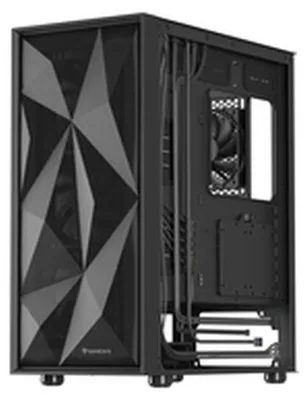 Produktbild von GENESIS Diaxid 605F, Midi Tower, PC, Schwarz, ATX, micro ATX, Mini-ATX, ABS, Stahl, Gehärtetes Glas, Gaming