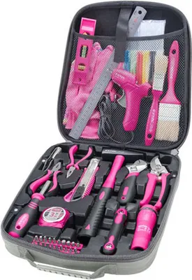 Produktbild von EXTOL LADY 6593 zestaw narzędzi 68 szt. różowy