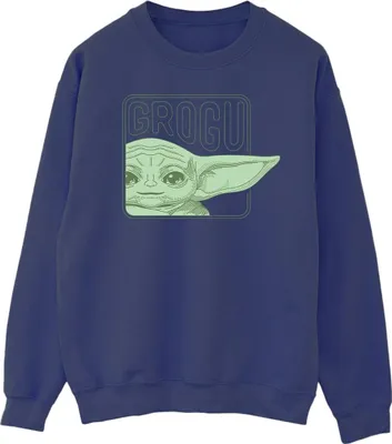 Produktbild von Star Wars - "The Mandalorian" Sweatshirt für Herren BI46699 (L) (Marineblau)
