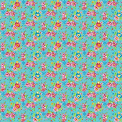 Produktbild von 0,5m Baumwollstoff BeHappy Motiv Flowerpower  Meterware B=150cm, Farbwahl
