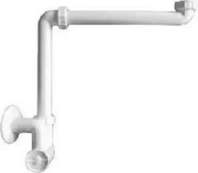 Image de Jika Classic line - Siphon de lavabo, blanc H8942460000001