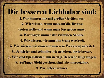 Produktbild von vianmo Holzschild 30x40 cm die besseren Liebhaber sind