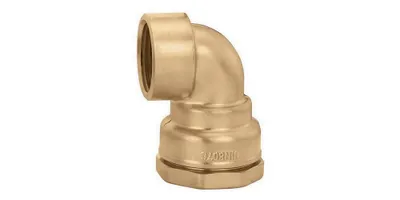 Produktbild von Caleffi Messing Verschraubung Winkel 40 mm x 1 1/4 Zoll Innengewinde