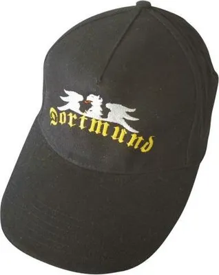 Produktbild von Baseballcap mit Einstickung - Dortmund Adler - 68888 schwarz
