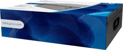 Image de MEDIARANGE BOX78 - Boîtier - 1000 Disques - Argent - Toison - Plastique - Bois - 120 mm - Aluminium