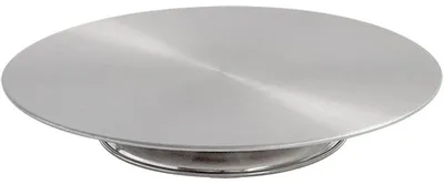 Produktbild von Drehbare Tortenplatte auf Fuß, Ø 33 cm, Edelstahl, Höhe 45 mm