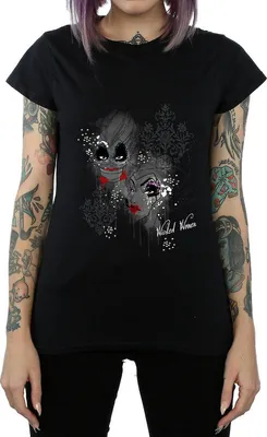 Produktbild von Disney - "Wicked" T-Shirt für Damen BI1380 (M) (Schwarz)