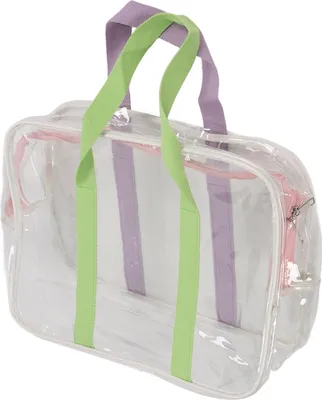 Produktbild von Klarer Strandbeutel große Kapazität wasserdichte PVC transparent mit Reißverschluss für die Reise von Schwimmschimpfeln