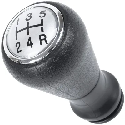 Obrázok produktu pre Peugeot 206 hlavica radiacej páky STRIEBORNÁ + ČIERNA SCHÉMA 5 RÝCHLOSTÍ