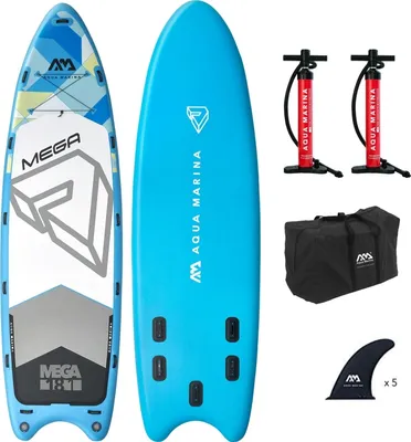 Produktbild von Aqua Marina Mega, Aufblasbares Kajak, 1 Person(en), 650 kg, Mehrfarbig, 1520 mm, 5500 mm