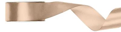 Image de Ruban cadeau satin pêche 25m 25mm de large