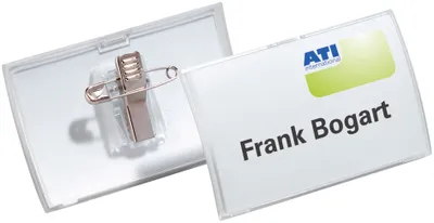 Produktbild von DURABLE Namensschild CLICK FOLD 54x90mm 25 St., 821419