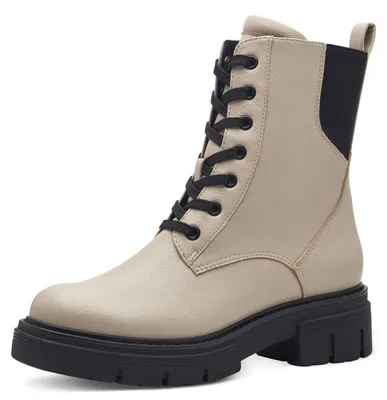 Produktbild von MARCO TOZZI Damen Stiefeletten zum Schnüren mit Blockabsatz mit Reißverschluss,