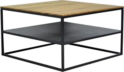 Produktbild von Couchtisch KIM mit Ablage 70 x 70 x 40 cm
