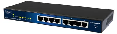 Produktbild von ALLNET 112533, Managed, L2, Gigabit Ethernet (10/100/1000), Vollduplex, Wandmontage