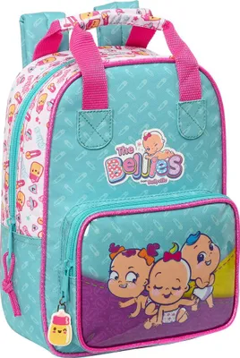 Produktbild von The Bellies Schulrucksack 20 x 28 x 8 cm Morado Türkis Blanco