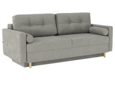 Zdjęcie produktu dla Kondela Sofa rozkładana ze schowkiem Aurelia - szara