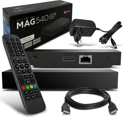Produktbild von MAG 540w3 IP TV Set Top Box 1GB RAM 4K HEVC H.265 Unterstützung Linux WLAN integriert