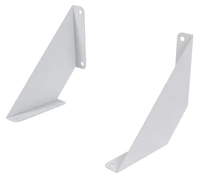 Immagine prodotto di Mensole a parete, 2 pezzi, in ferro, colore bianco, per la cucina