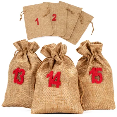 Productafbeelding van Adventskalender | 24 lades | Stof | Zakjes