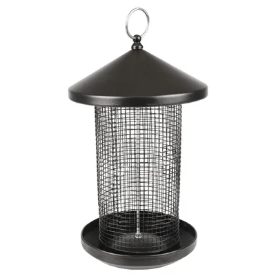 Zdjęcie produktu dla FLAMINGO silos na karmę dla ptaków Frode 19 cm metalowy czarny