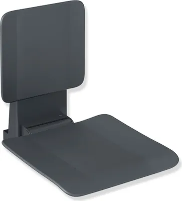 Produktbild von HEWI Einhängesitz, B450, H533, T637 anthrazitgrau matt