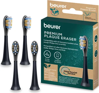 Productafbeelding van beurer 10522 beurer SC Premium Plaque Eraser Zahnbürstenaufsätze, 4 St.