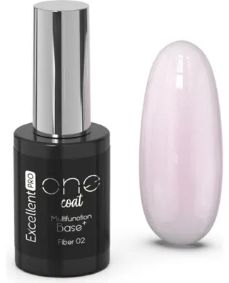 Obrázek produktu pro Excellent Pro | One Coat Fiber Base 02 – 11 g – poloprůhledný – zpevňující, multifunkční, samonivelační