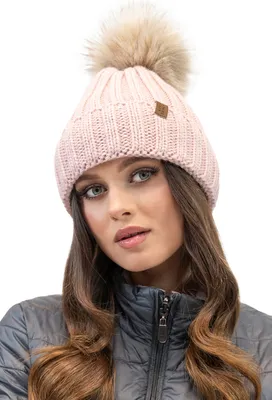 Immagine prodotto di Vivisence Cappello invernale da donna con pompon Cappello con pompon dalla vestibilità perfetta Filato morbido e caldo con fodera in pile antistatico Ideale per l'autunno e l'inverno Modello 70100, rosa, taglia unica