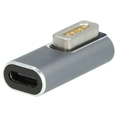 Produktbild von vhbw Adapter USB Typ C auf MagSafe 1 kompatibel mit Apple A1304, A1369, A1342, AB811CH/A, A1374, A1370 Notebook, Laptop - 2,8 x 1,2 x 1 cm, 100 W