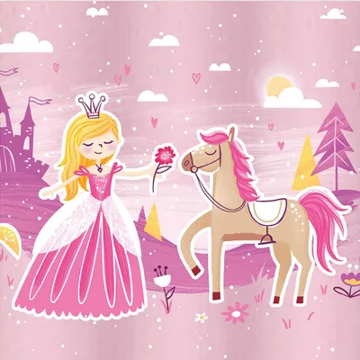 Produktbild von PAPSTAR Motivservietten "Fairytale Princess" 330 x 330 mm