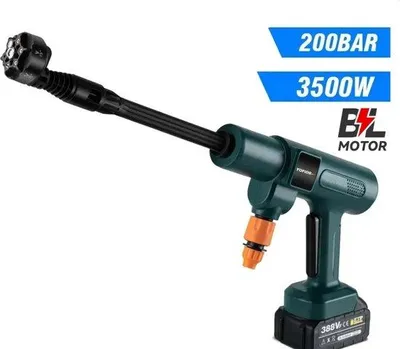 Immagine prodotto di Idropulitrice portatile a batteria - Idropulitrice ad alta pressione a batteria - Idropulitrice portatile ad alta pressione - Idropulitrice portatile - Idropulitrice portatile per esterni