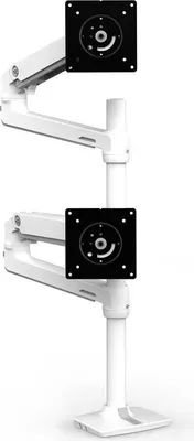 Image de Ergotron LX Series LX Dual Stacking Arm 101,6 cm (40") Blanc Bureau