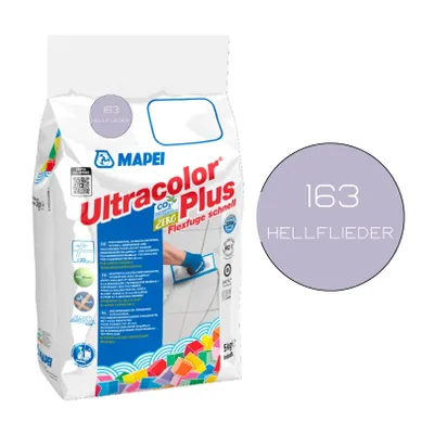 Produktbild von MAPEI® ULTRACOLOR PLUS Fugenmörtel 163 hellflieder 5 kg Flexfuge ohne Ausblühen schnell trocknend Fliesenfuge