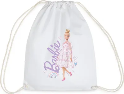 Produktbild von Spreadshirt Barbie Hochzeitskleid Turnbeutel, One size, Weiß