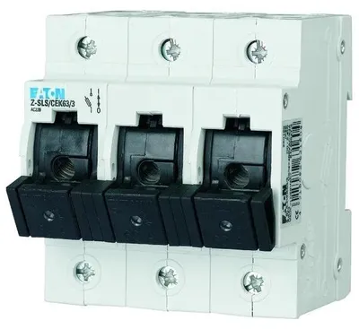 Produktbild von Eaton Sicherungs-Lasttrennschalter-Set Z-SLS/CEK35, 3-polig, D01/D02, 35A, 400V AC, 1 Stk.