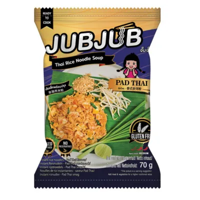 Image de JUB JUB Nouilles de riz instantanées Pad Thai 70g