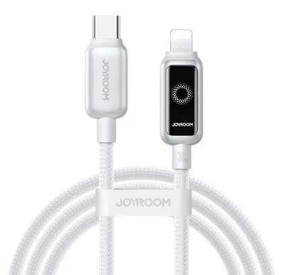 Obrázok produktu pre Kábel Joyroom S-A55 StarFlight 30W USB-C - Lightning 1,2 m - biely