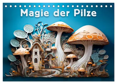 Produktbild von Magie der Pilze (Tischkalender 2027 DIN A5 quer), CALVENDO Monatskalender